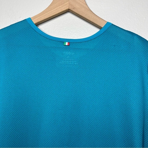 LaPassione Women Cycling Jersey XL Teal Blue Short Sleeve Bicycling Back Pockets - Picture 6 of 14